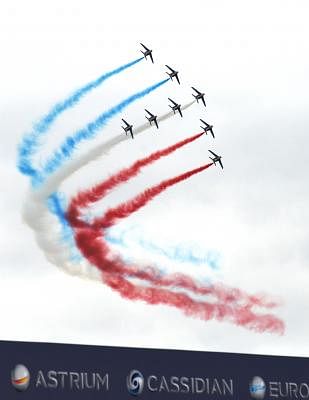 PARIS, June 22, 2013 (Xinhua) -- Alphajet aircrafts from the France