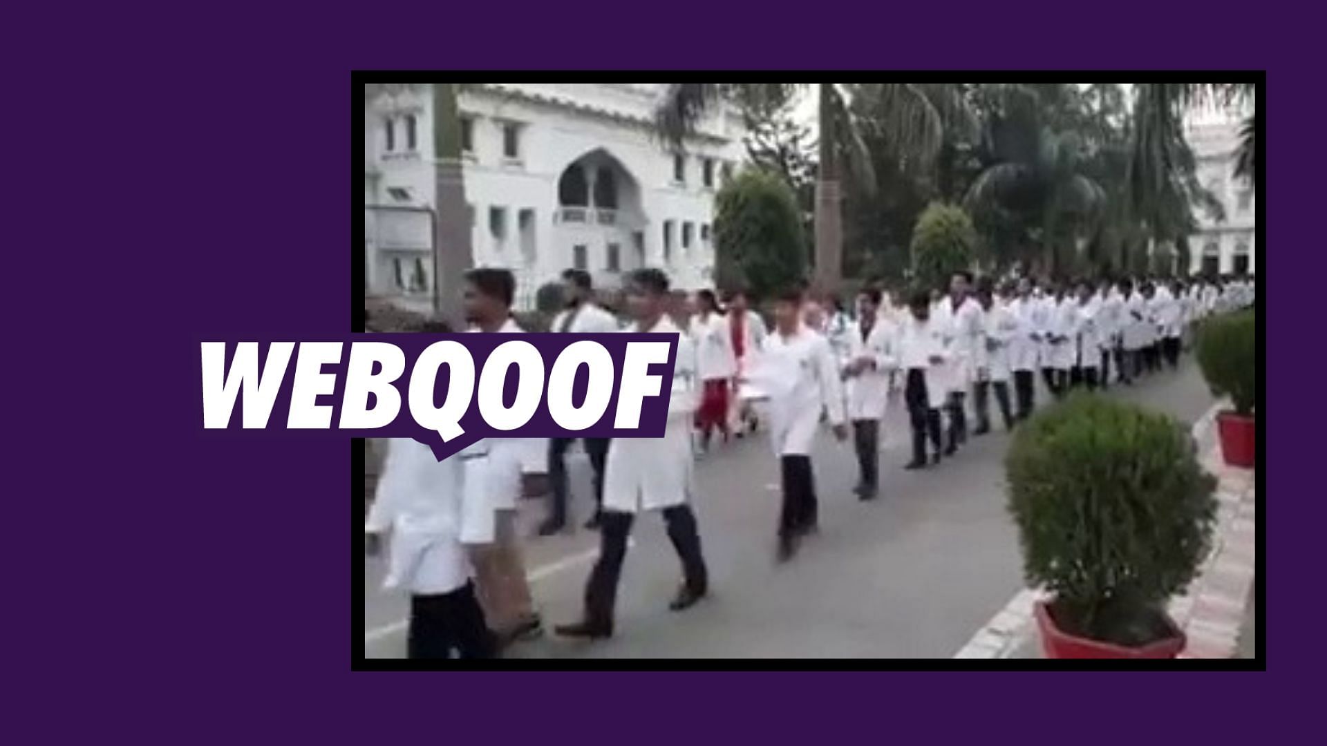 The video is not from Pakistan, but from the King George’s Medical University in Uttar Pradesh’s Lucknow.