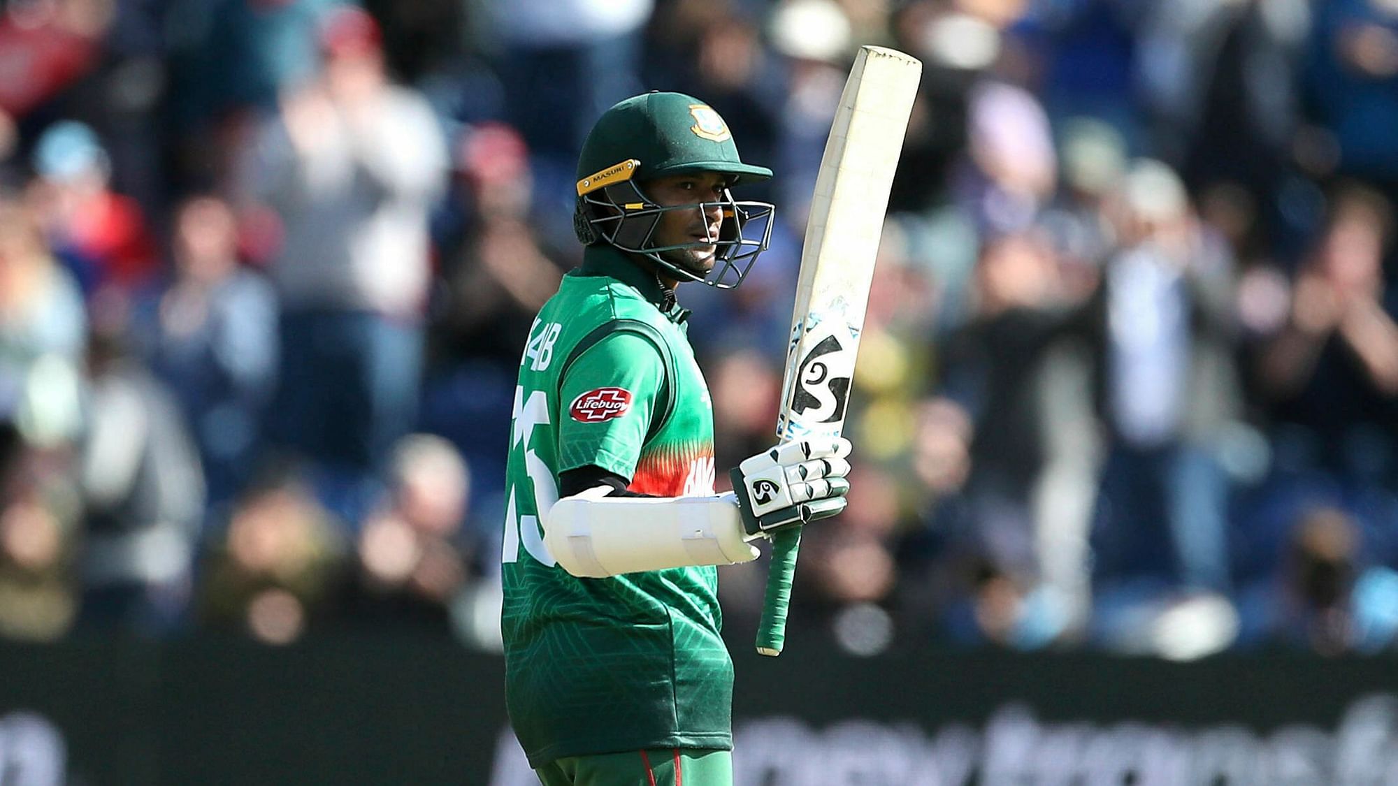 Bangladesh all-rounder Shakib Al Hasan smashed his second straight century at the ongoing World Cup.