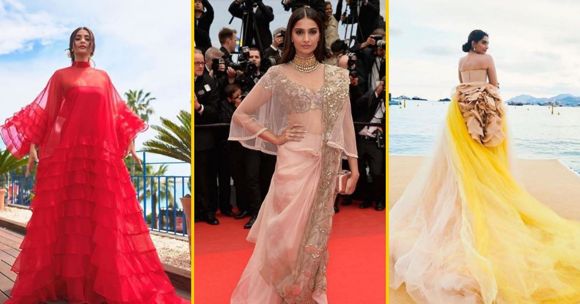 Cannes: Revisiting some of the best red carpet outfits worn by Indian  celebrities