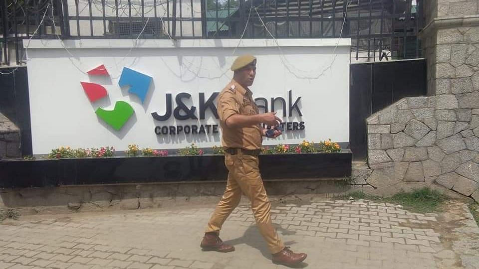 Jammu and Kashmir Bank headquarters in Srinagar.