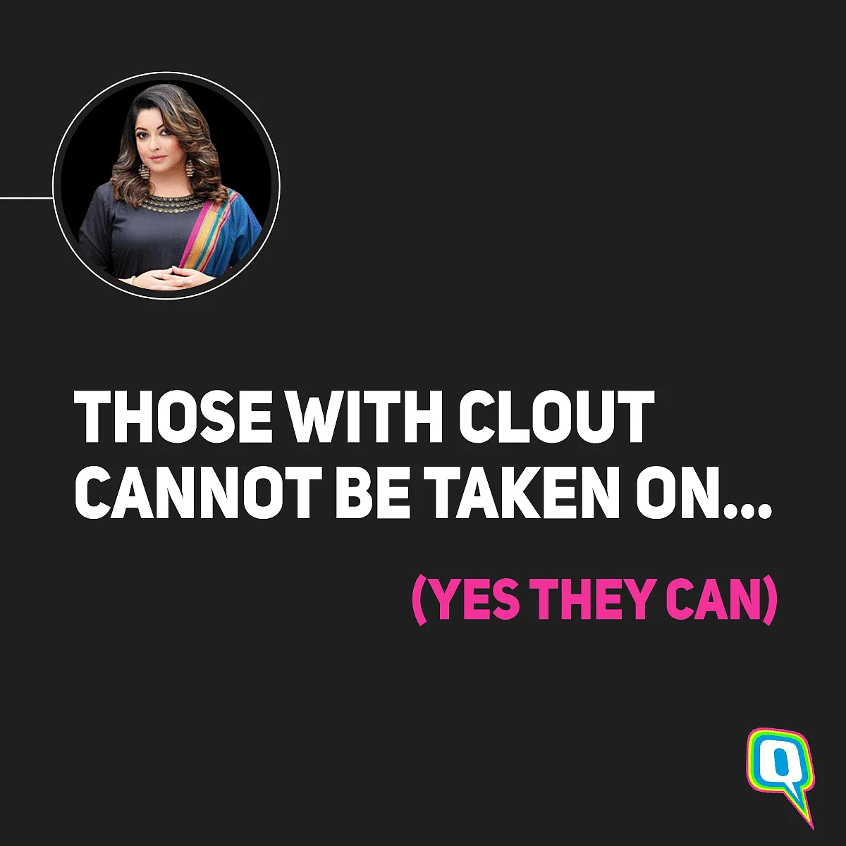 Tanushree’s ‘Closed’ Case Will Fly Open Like a Stuffed Suitcase