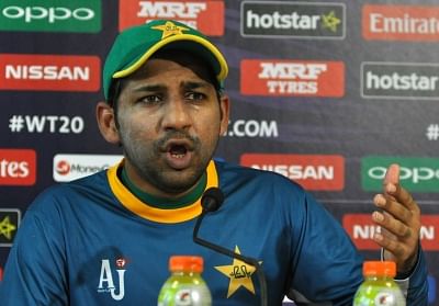 Pakistan player Sarfaraz Khan. (File Photo: Kuntal Chakrabarty/IANS)
