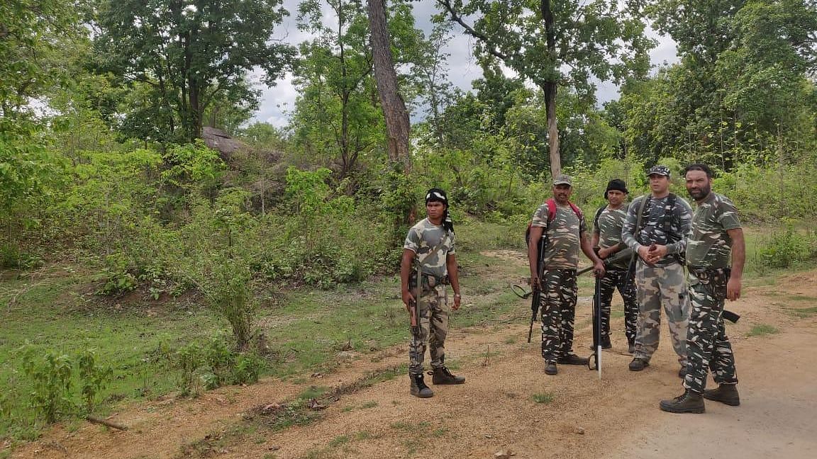 Two CRPF personnel were killed while another trooper succumbed to injury in an encounter with naxals in Chhattisgarh’s Bijapur. A still from the affected to site.