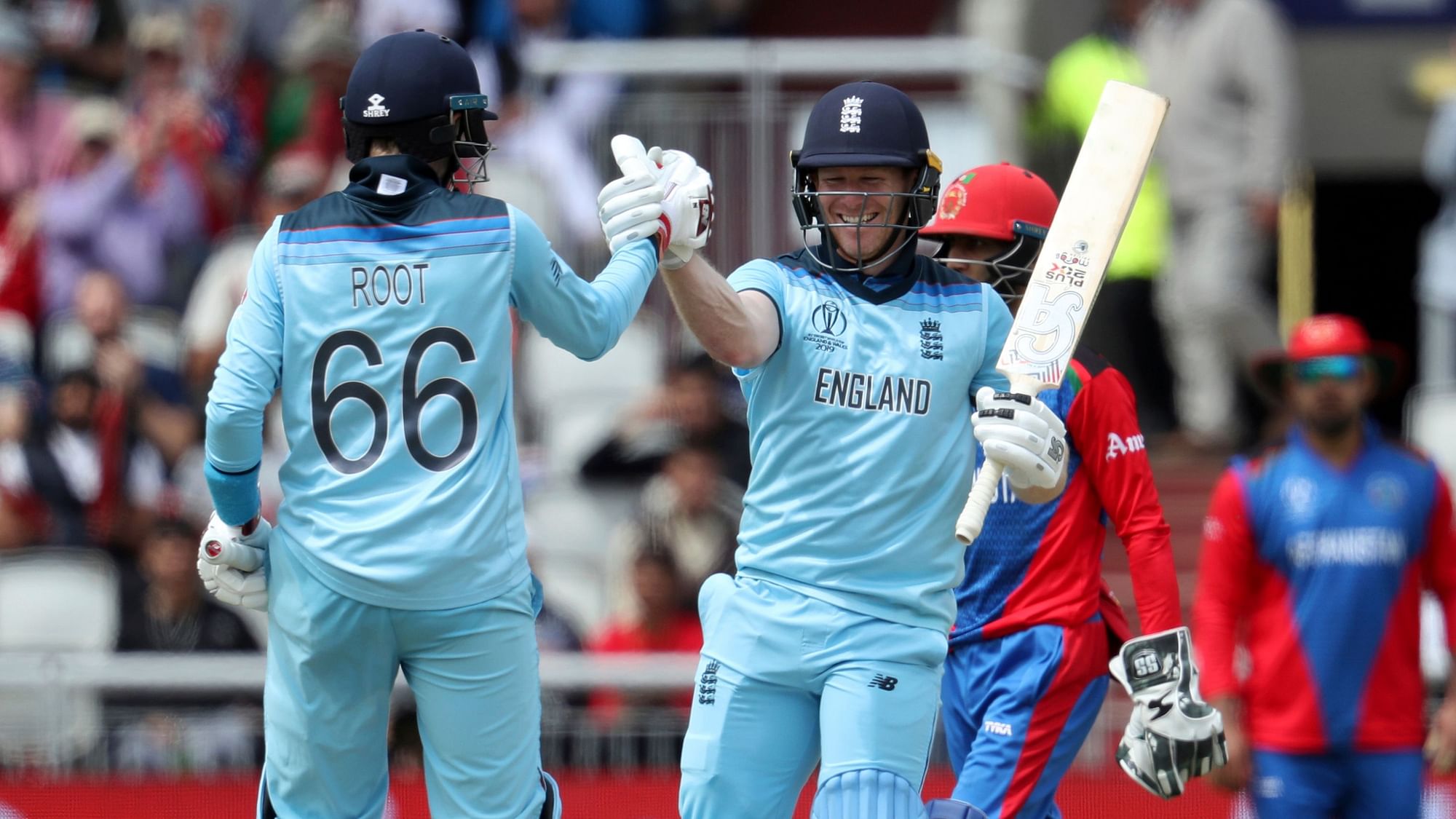 Captain Eoin Morgan’s 71-ball 148 along with Joe Root and Jonny Bairstow fired England to their highest Word Cup total.