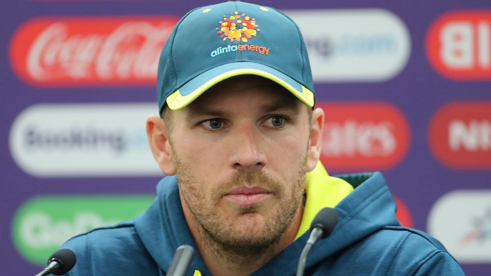 Australia cricket team captain Aaron Finch.