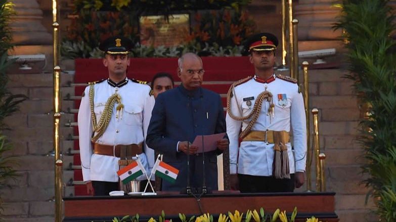 President Kovind said the Modi government is moving ahead to create “a strong, secure and inclusive India”.