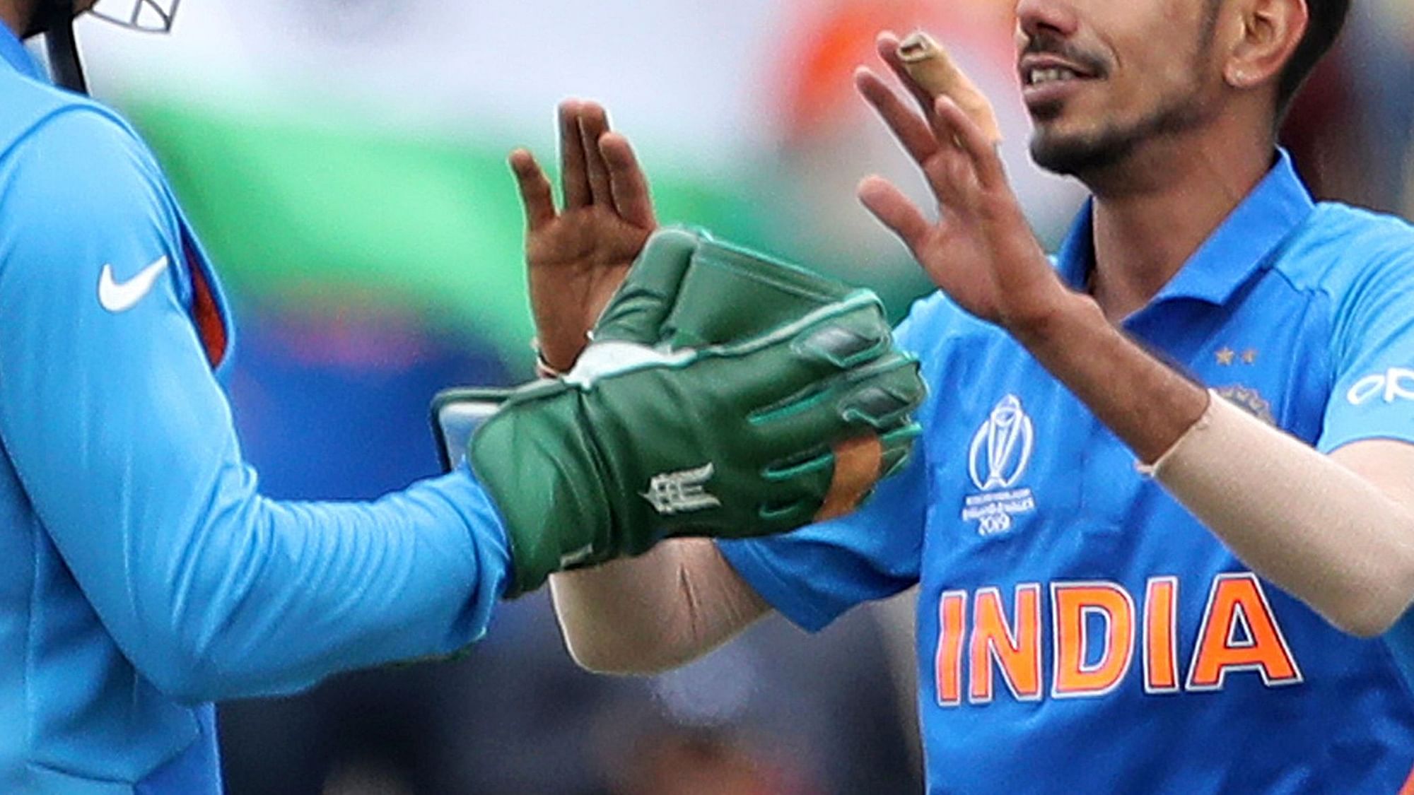 MS Dhoni was seen sporting Army insignia on his wicket-keeping gloves during the ongoing World Cup.