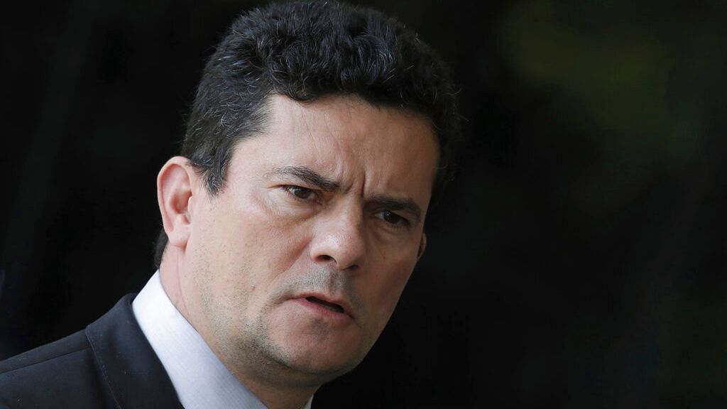 File image of Brazil’s  Justice Minister and former judge Sergio Moro.