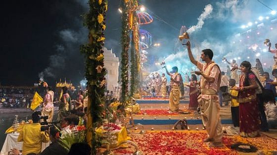 Ganga Dussehra 2019: auspicious aarti on the banks of the Ganges.&nbsp;