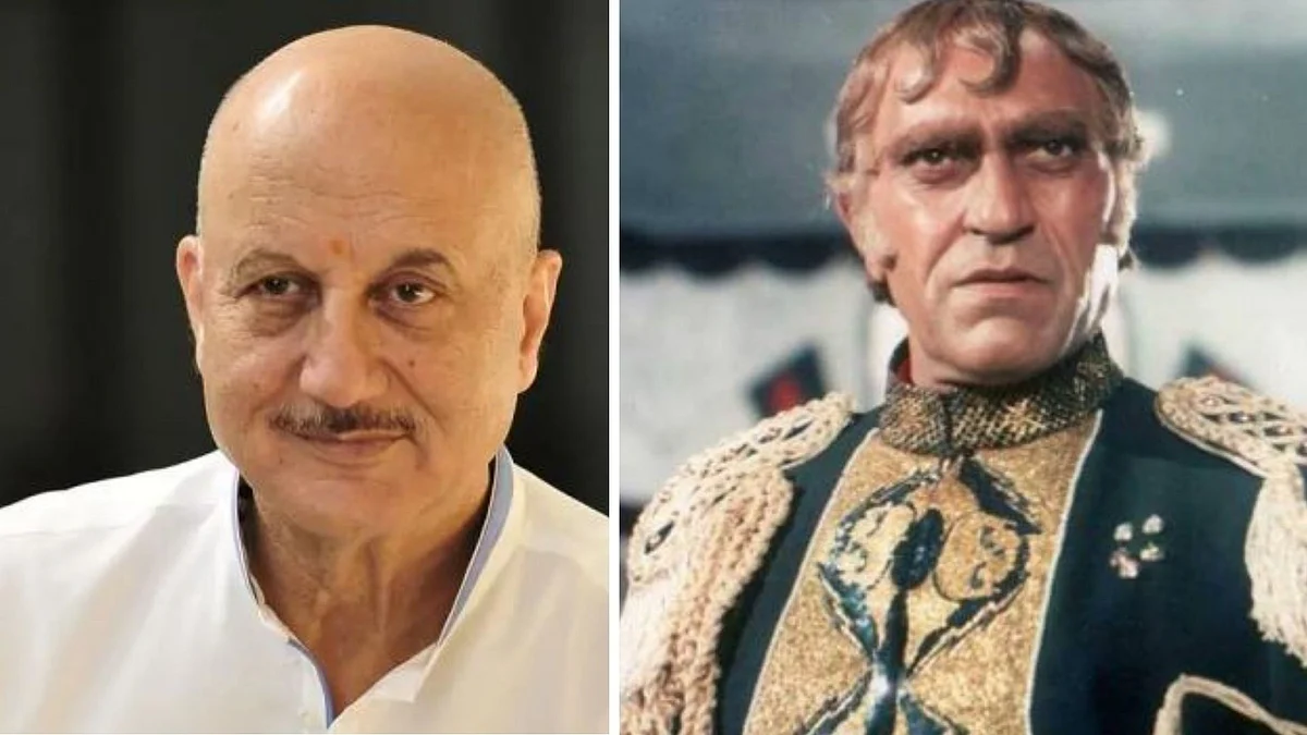 Anupam Kher and Amrish Puri.