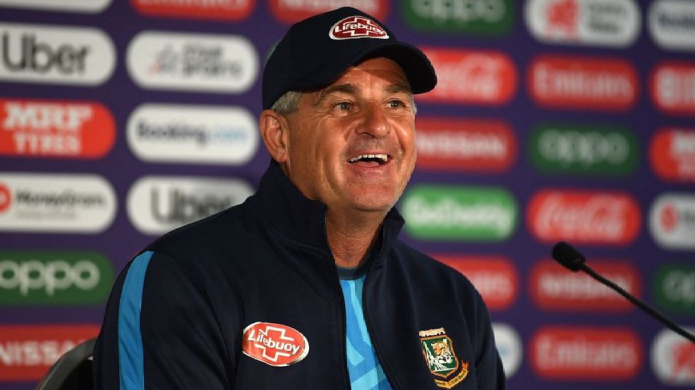 Bangladesh coach Steve Rhodes.