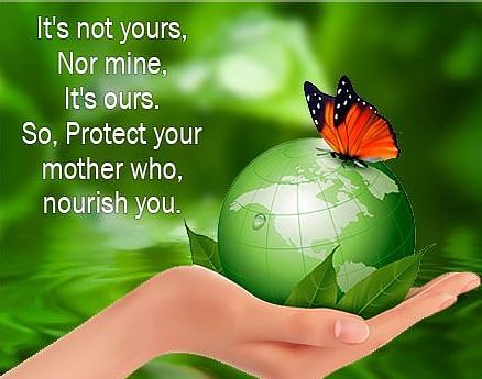 Send these messages to your family, friends & peers to inspire them to do their part in conserving the environment.