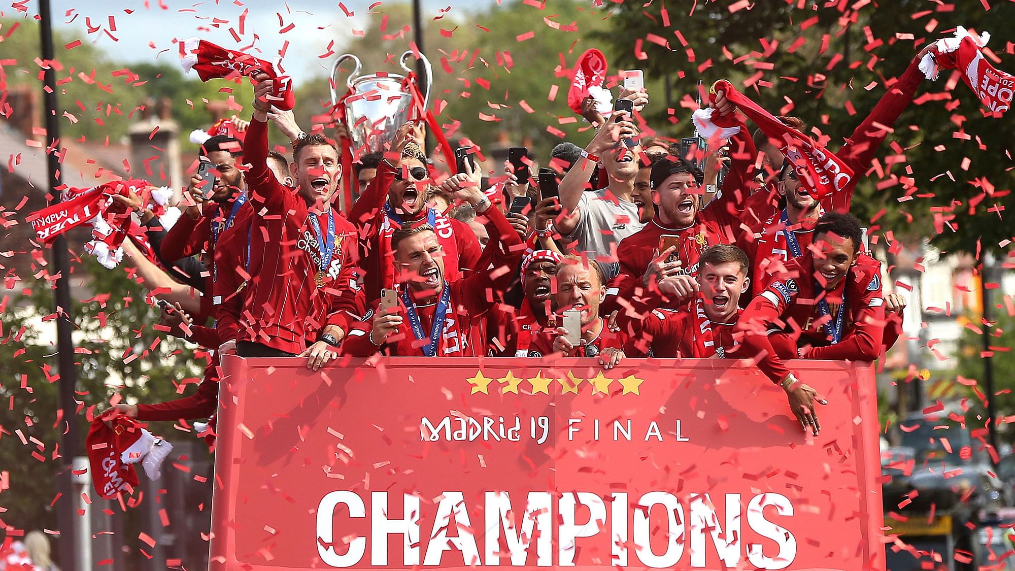 Liverpool beat Tottenham Hotspur 2-0 in the final of the UEFA Champions League 2019 to win their sixth European title.