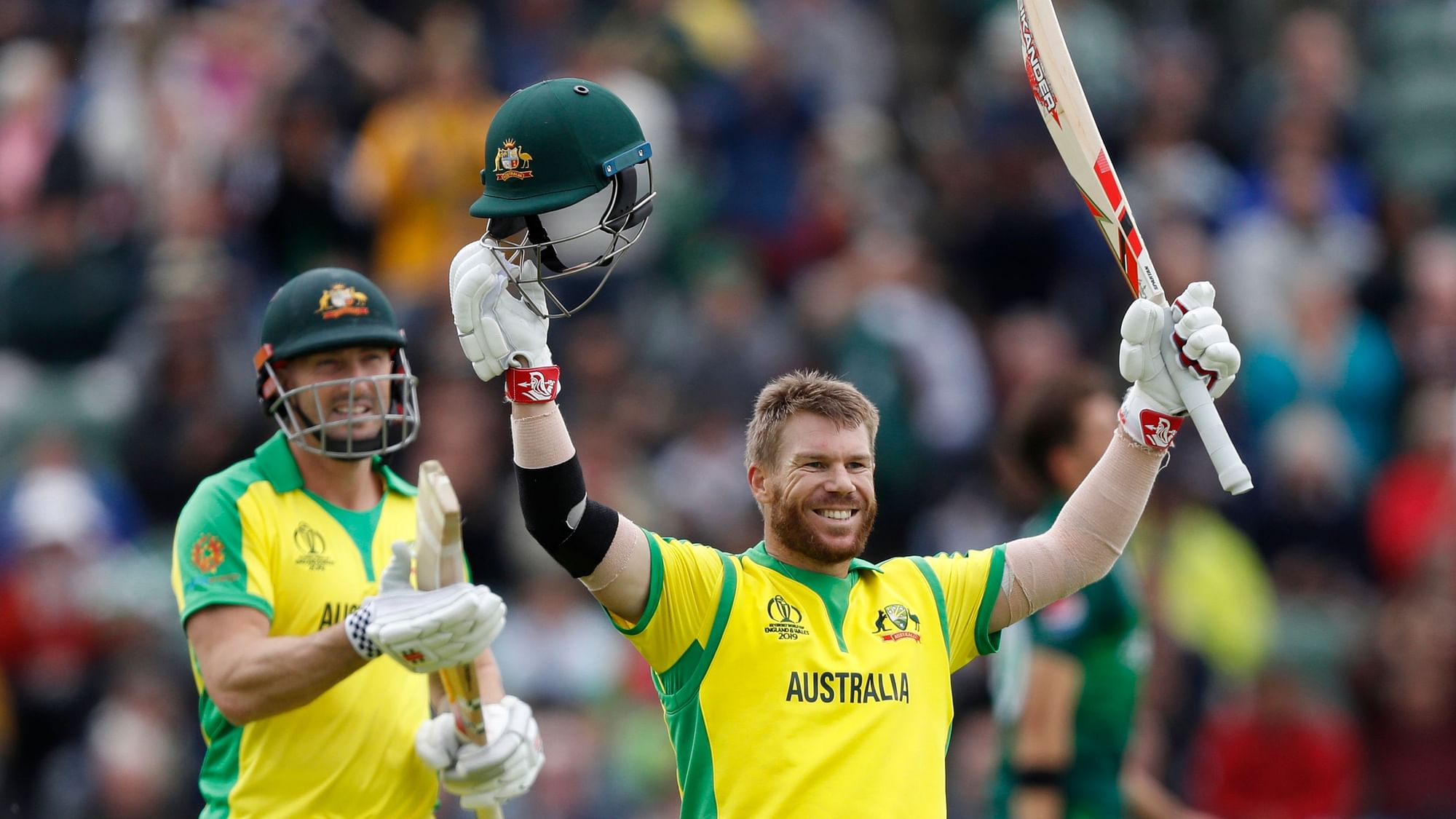 David Warner wasn’t exactly back to his best, but he still reached triple figures from 102 balls.