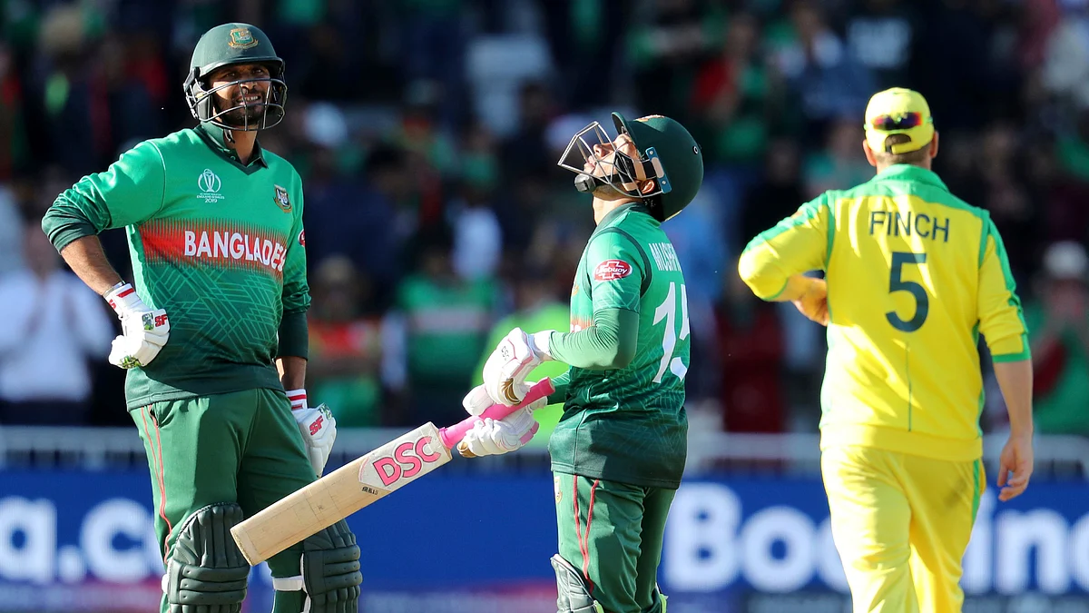 With the 102 not out, Mushfiqur Rahim scored his first hundred in a World Cup game and seventh overall.