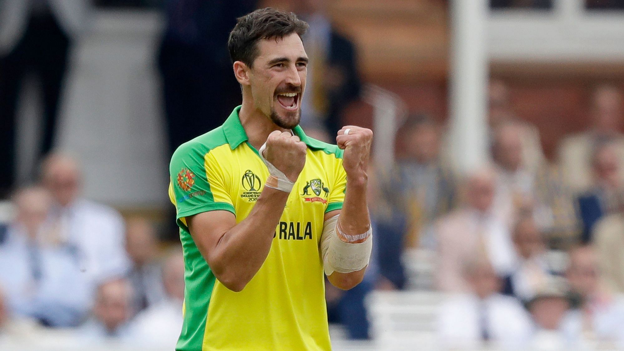 Mitchell Starc finished with impressive figures of 8.4-1-43-4 against England at Lord’s