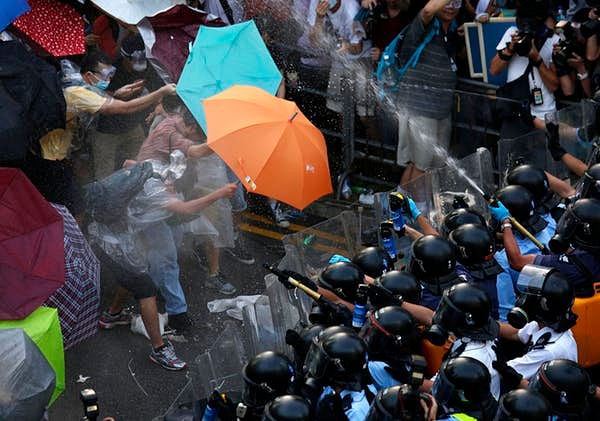 Protesters in Hong Kong have achieved a major victory  to protect their legal system from Chinese interference.