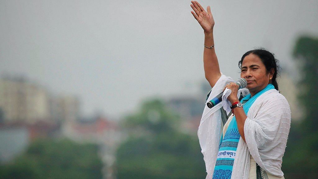  On Friday, the West Bengal BJP hit out at Banerjee for losing her temper when a group of men shouted ‘Jai Shri Ram’ in front of her car. File image of Mamata Banerjee.&nbsp;