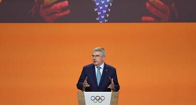 President of the International Olympic Committee (IOC) Thomas Bach. (Xinhua/Cao Can/IANS)
