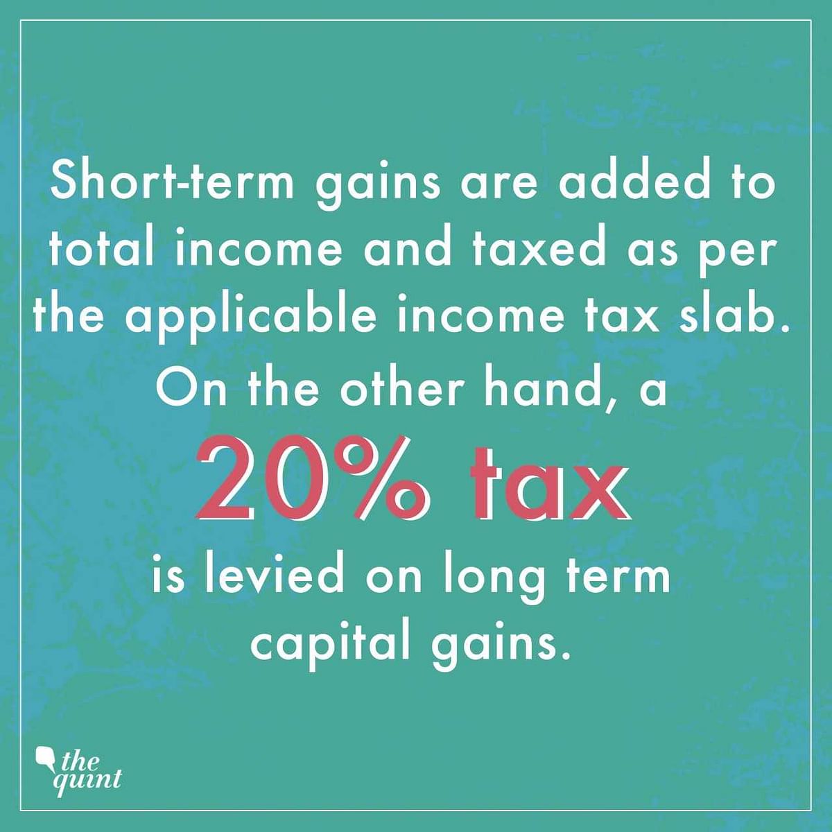 The profit earned by selling a capital asset is termed as capital gains.