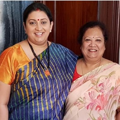Minister of Women and Child Development and Textiles Smriti Irani, shared with her five lakh Instagram followers two then-and-now pictures to showcase how her physical appearance changed over the years. In the two photo, the Minister is seen with BJP MP Darshana Jardosh.