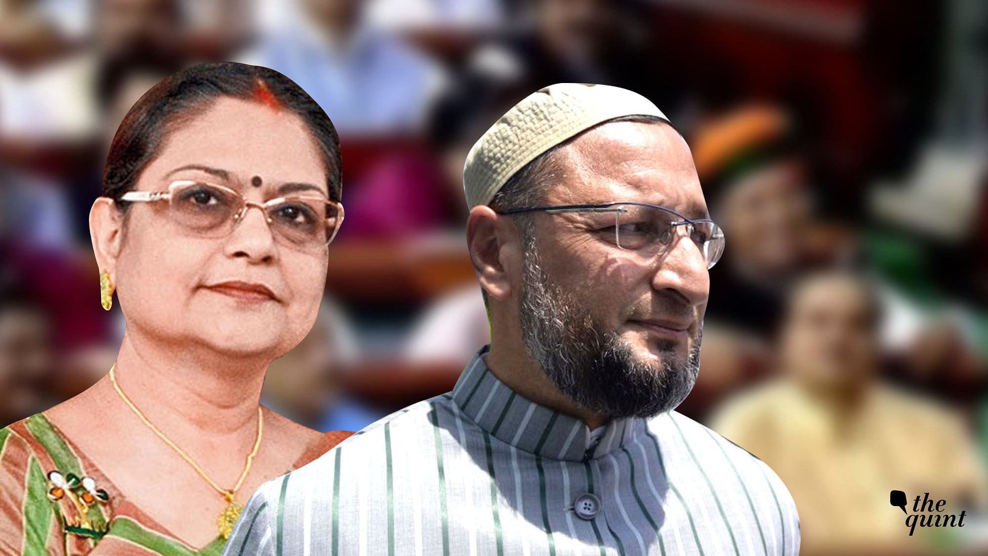 TMC’s Kakoli Ghosh Dastidar and AIMIM’s Asaduddin Owaisi responded to the BJP’s heckling in the Lok Sabha.