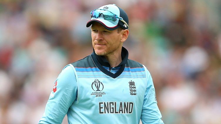 England skipper Eoin Morgan was questioned after the game.&nbsp;