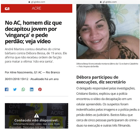 The incident is not of Muslim men raping and killing a Hindu girl, but of a 19-year-old Brazilian woman.