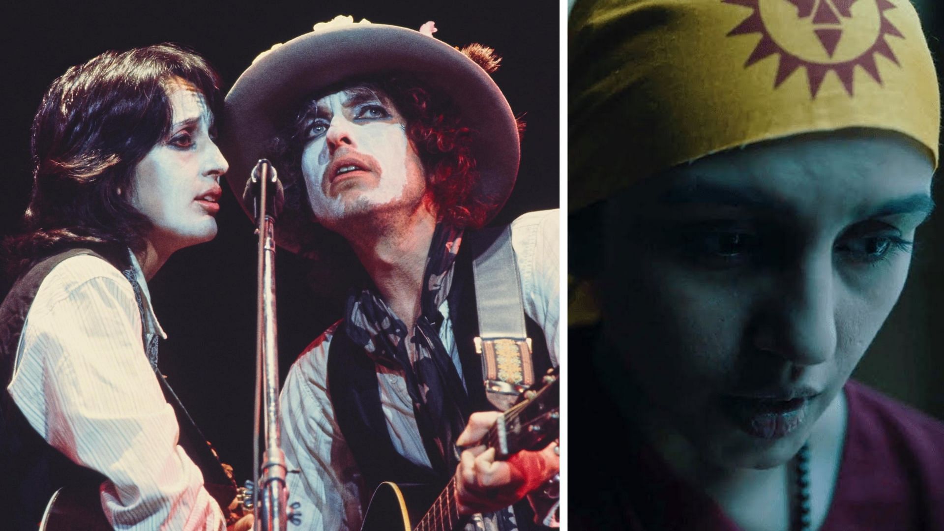 Stills from <i>Rolling Thunder Revue: A Bob Dylan Story by Martin Scorsese</i> &amp; <i>Leila</i>.