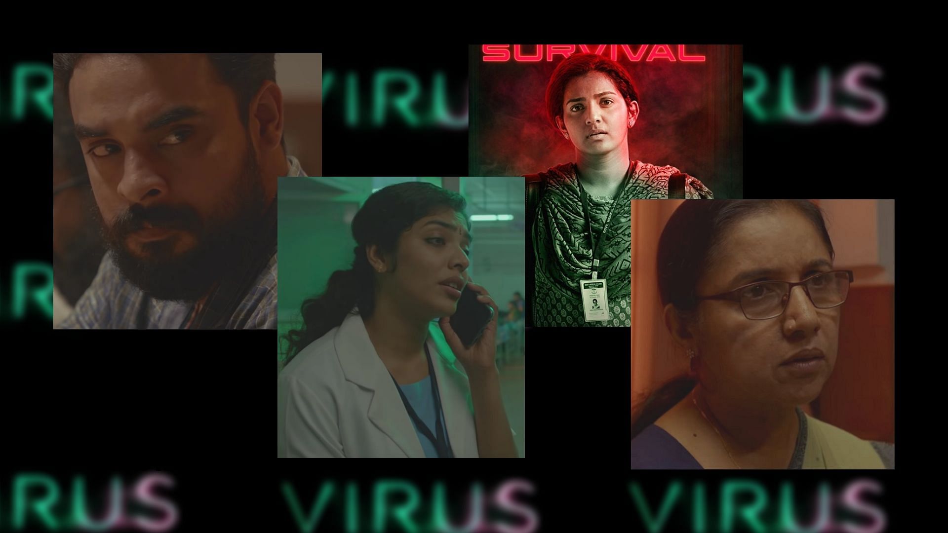 <i>Virus</i> features an ensemble cast of popular Malayalam actors.
