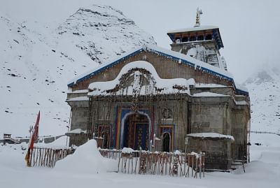 Kedarnath temple. (Photo: IANS)