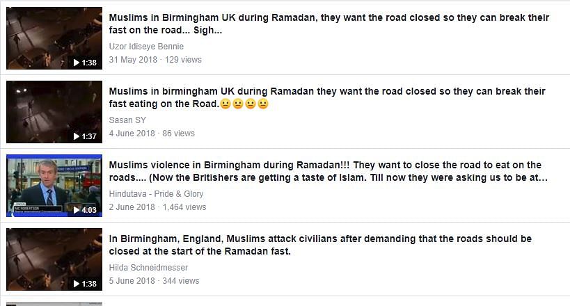 The video is neither from Birmingham nor does it show, as it claims, Muslims rioting on the streets.  