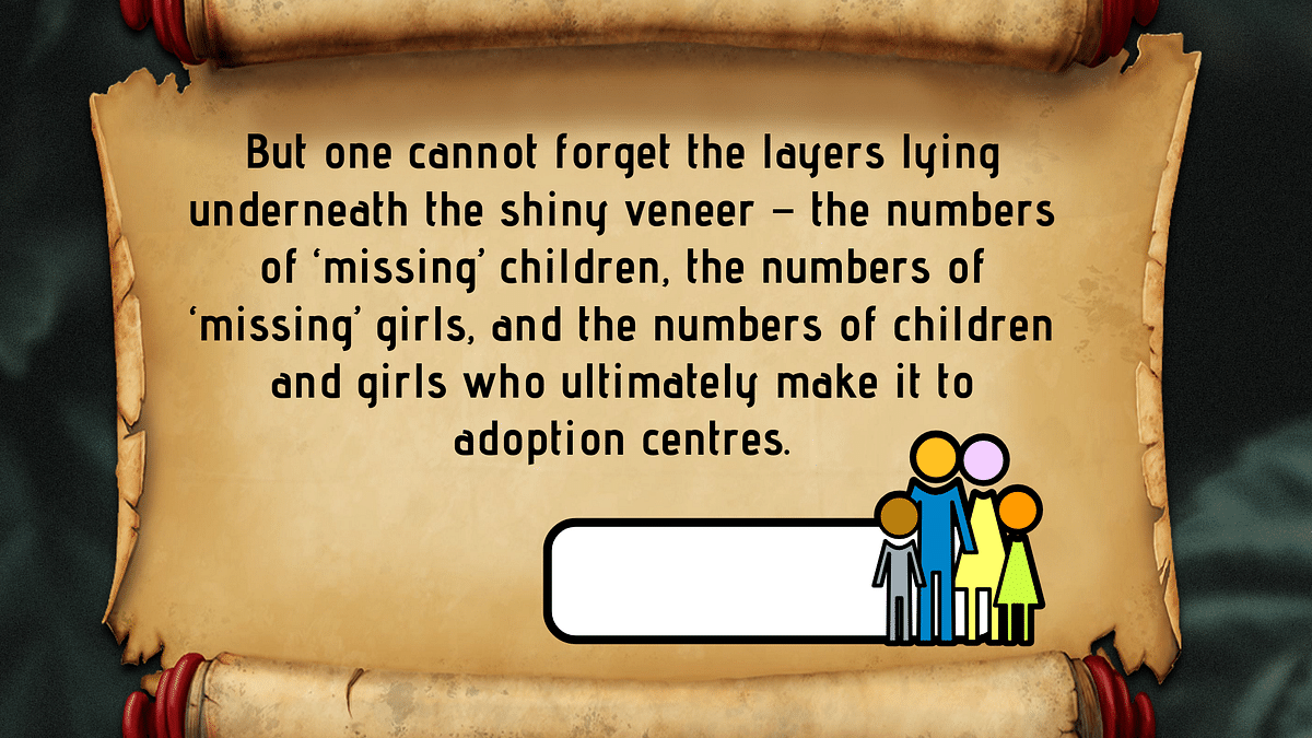 The obvious question – are more girls adopted because more are being abandoned and ending up in adoption centres?