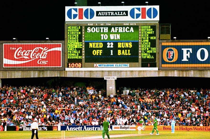 Just three months after their comeback to international cricket, South Africa played its first World Cup in Australia during February-March 1992.