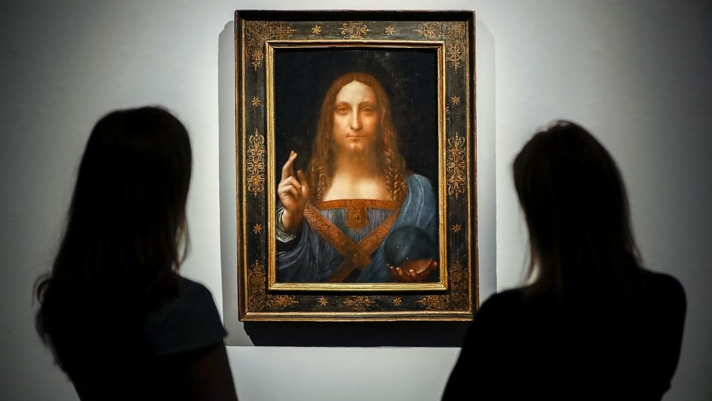 ‘Salvator Mundi’, the painting which was sold for $450 million, is said to be by Leonardo da Vinci.