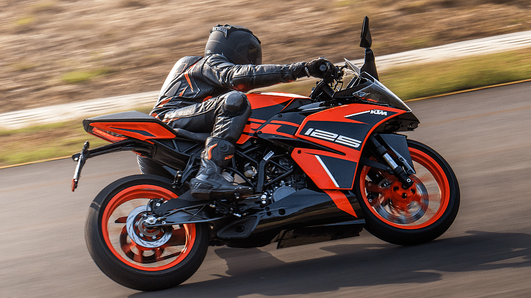 The KTM RC 125 is a fully-faired entry-level sports bike.