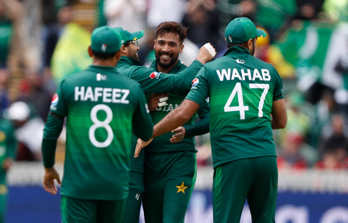 Amir provided Pakistan the much-needed breakthrough when he had Finch hitting one high up in the air towards extra cover.