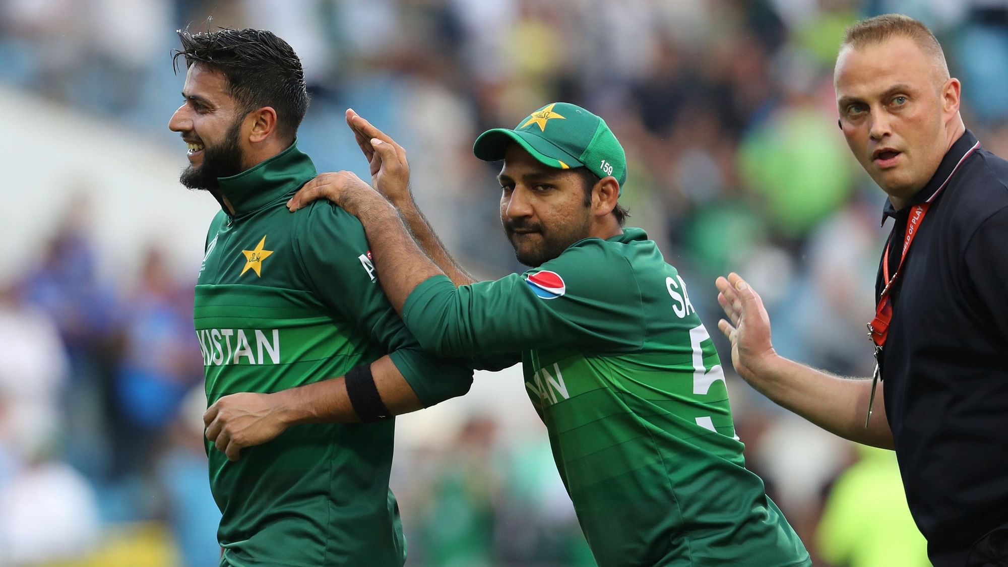 Imad Wasim scored an unbeaten 49 to help Pakistan win the game.