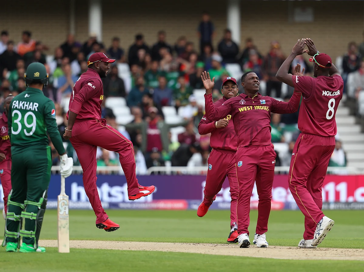 West Indian Bowlers resorted to the Short ball strategy against Pakistan. 