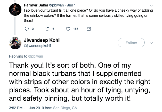 Sikh Man’s Turban for Pride Month Has Won Obama’s Heart and Ours
