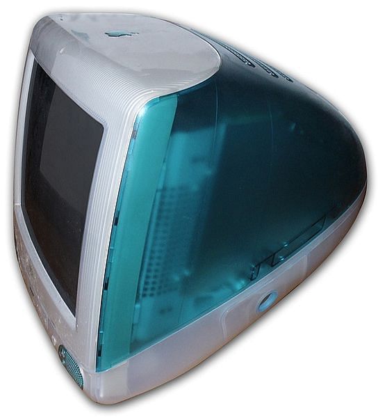 The iMac G3, the first Macintosh computer.