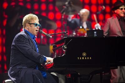 Elton John. (File Photo: IANS/EFE/Jorge Zapata)