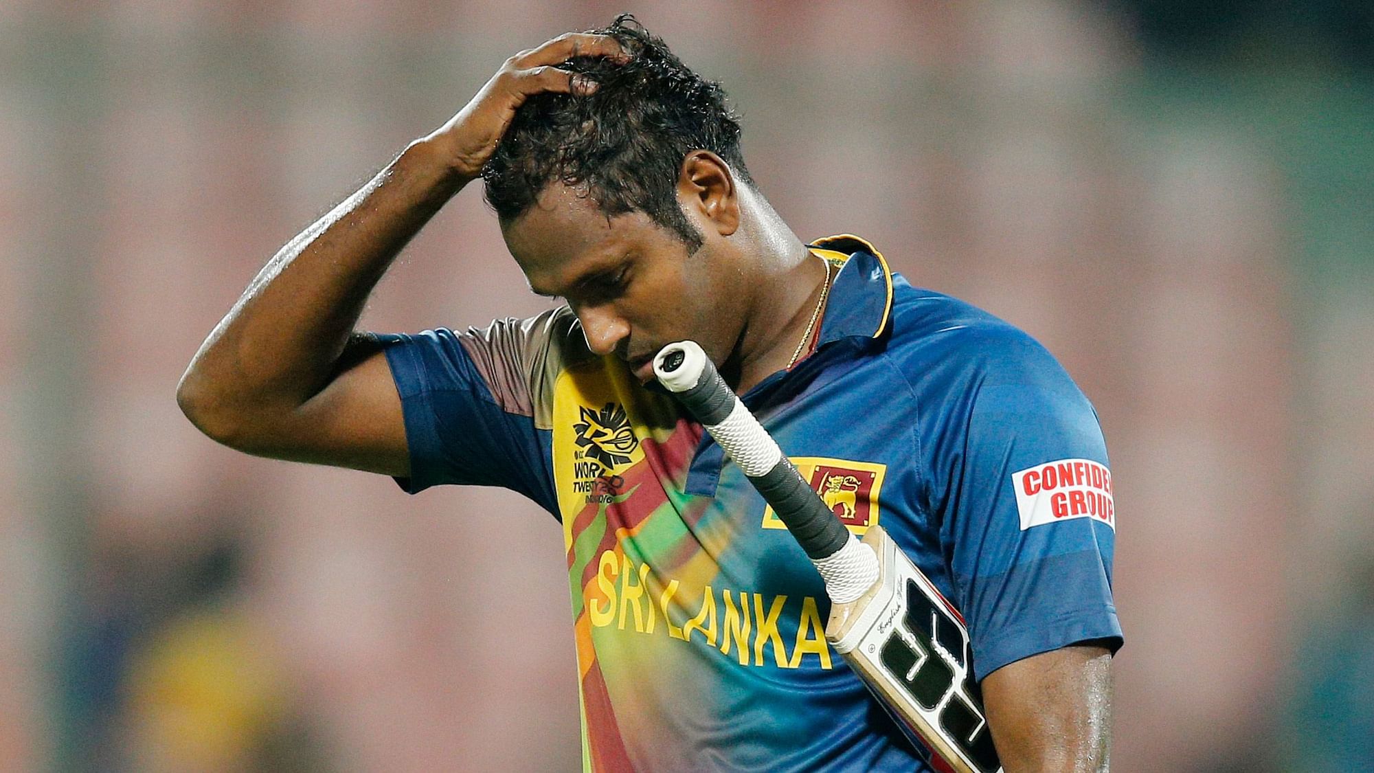 File image of Sri Lankan cricketer Angelo Mathews.