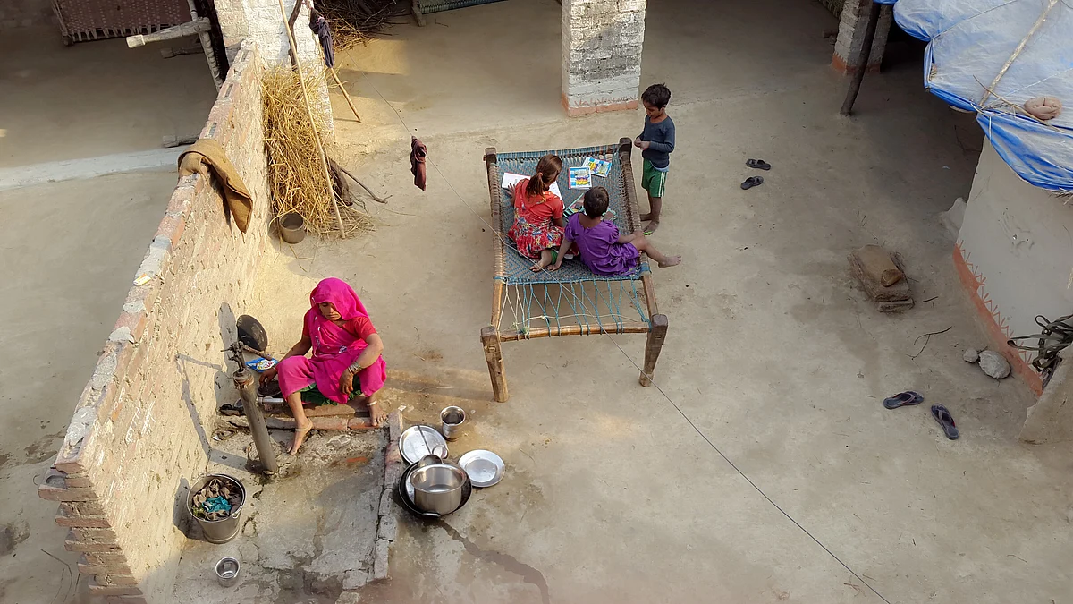 The residents of Badaun village are reluctant to speak to outsiders about the 2014 double hangings.
