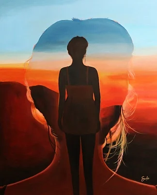 Works by artist Sneha Agarwal.