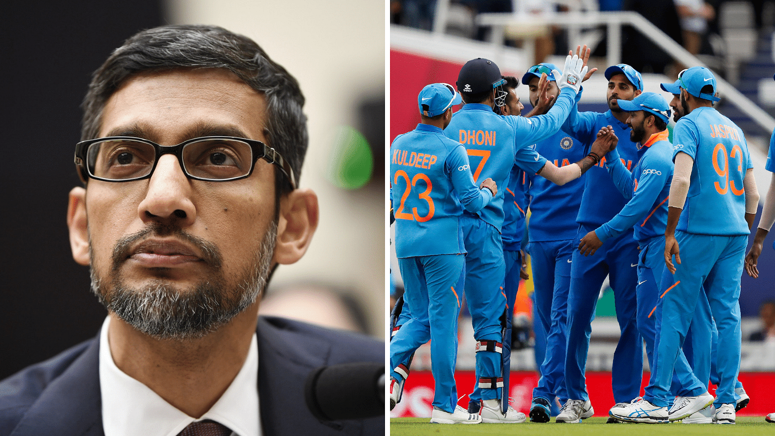ICC World Cup final match should be between England and India, said Sundar Pichai.