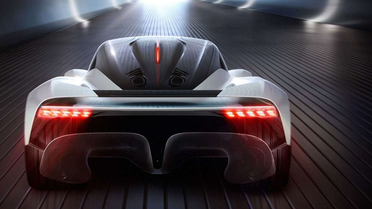The latest hyper car from Aston Martin sits underneath the pricier and faster Valkyrie. 