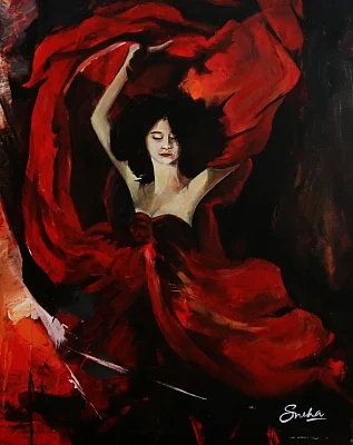 Works by artist Sneha Agarwal.