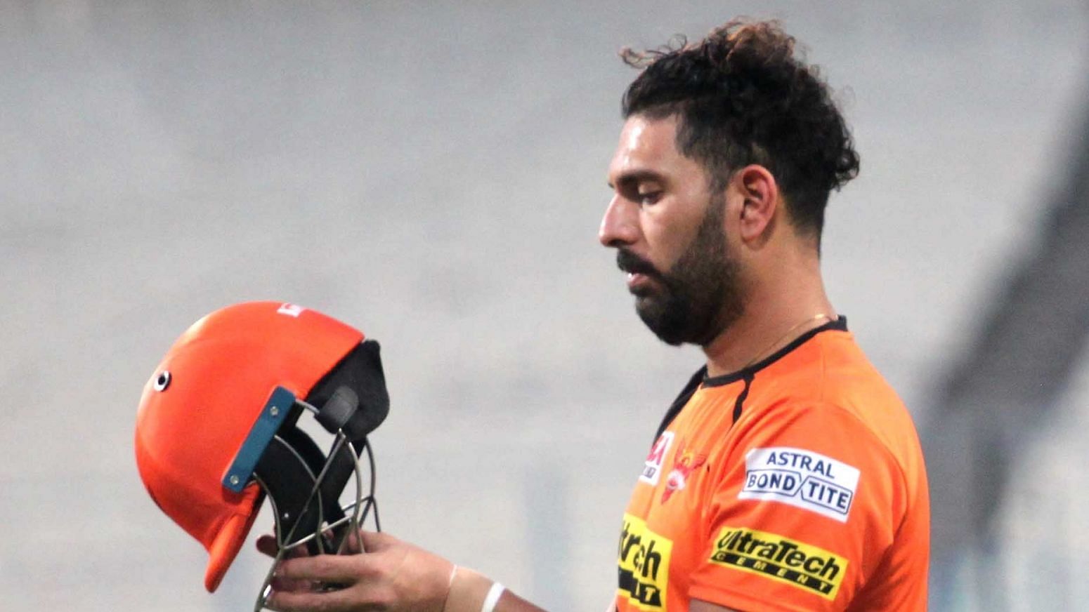 Yuvraj Singh was playing the first match after announcing his retirement last month.